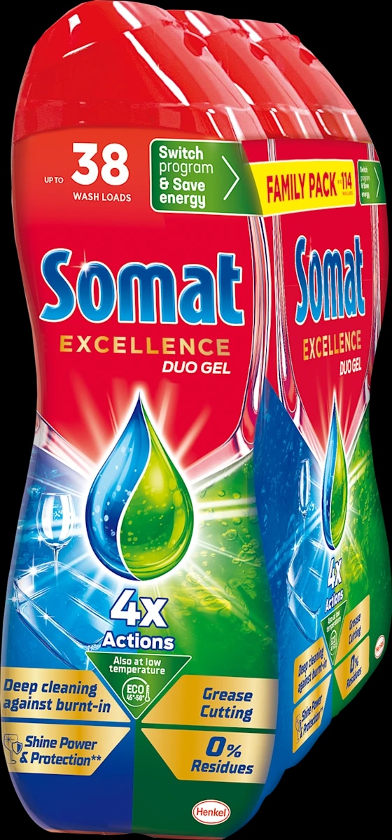 Somat Deterdžent za strojno pranje posuđa 2,052 L ili 80 kom Akcija u trgovini Tommy