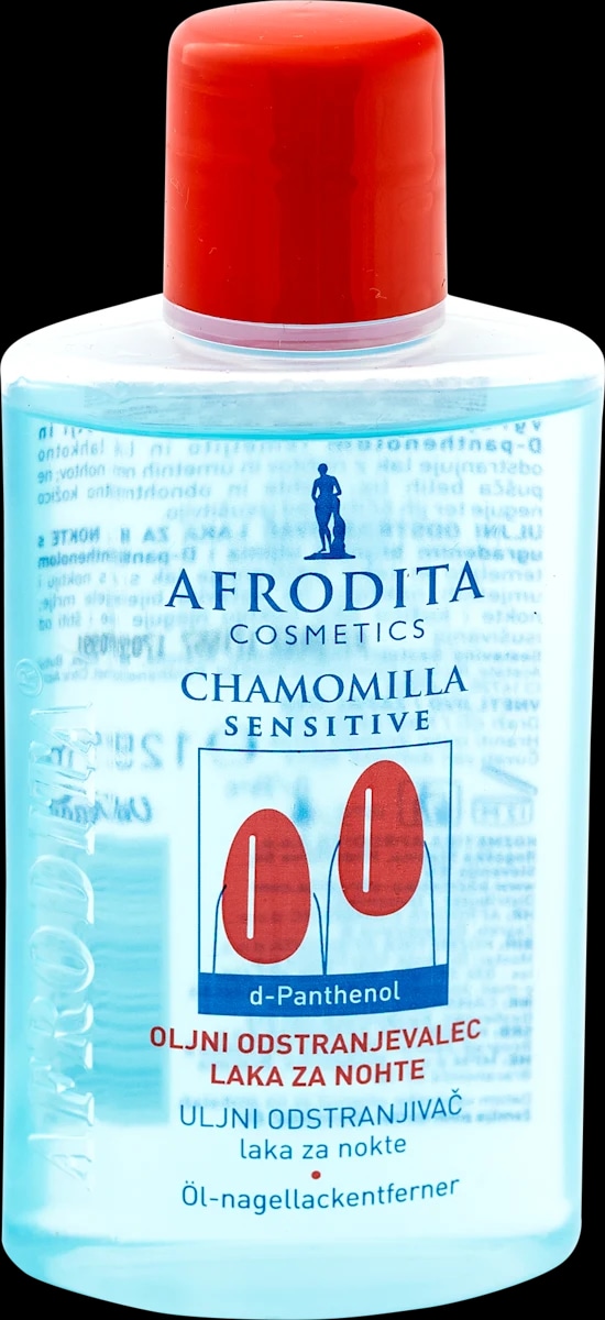 Afrodita Chamomilla Sensitive uljni odstranjivač laka za nokte 125 ml - Akcija u trgovini Bipa