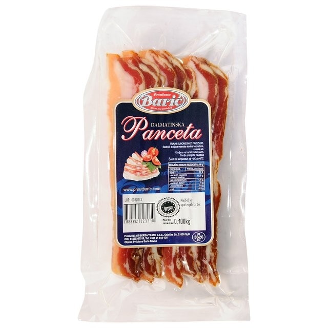 Putovanje kroz okuse dalmatinska panceta 100 g Akcija u trgovini Eurospin