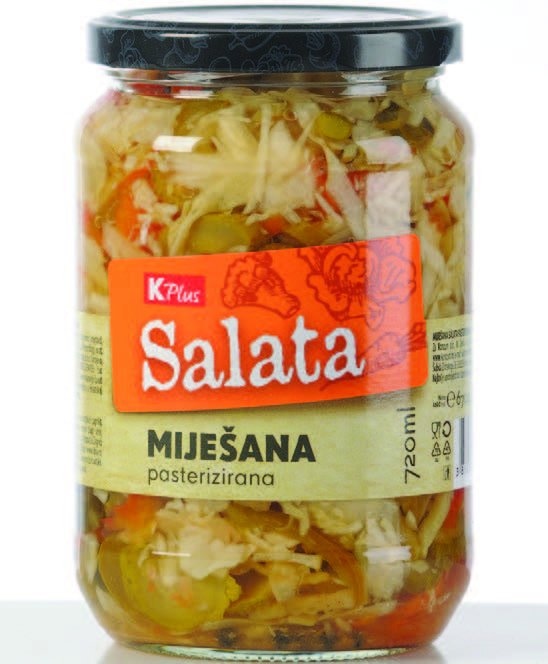 K Plus Miješana salata 360g - Akcija u trgovini Konzum