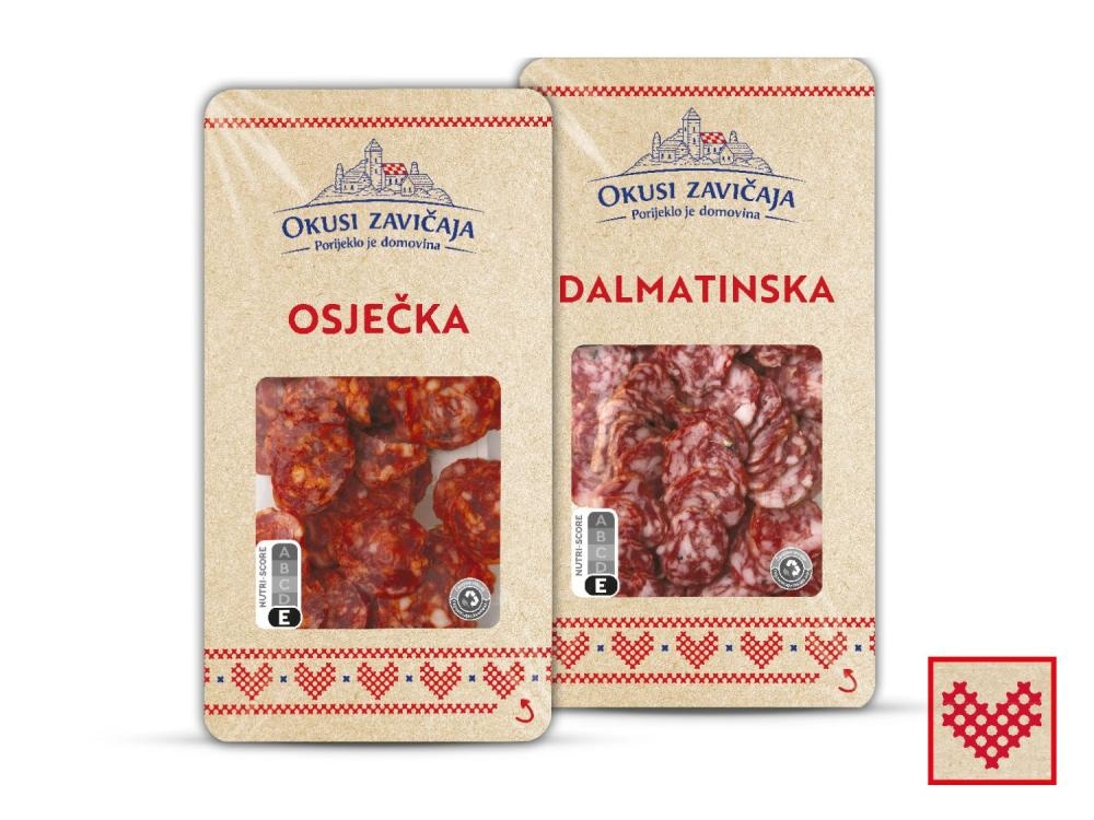 Osječka ili dalmatinska kobasica 100 g Okusi zavičaja - Akcija u trgovini Lidl