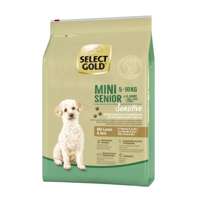 Select Gold Sensitive Senior Mini 4 kg Akcija u trgovini Zoo City