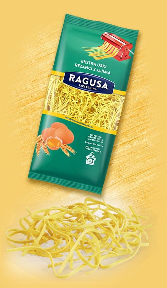 RAGUSA Rezanci s jajima Akcija u trgovini Kaufland