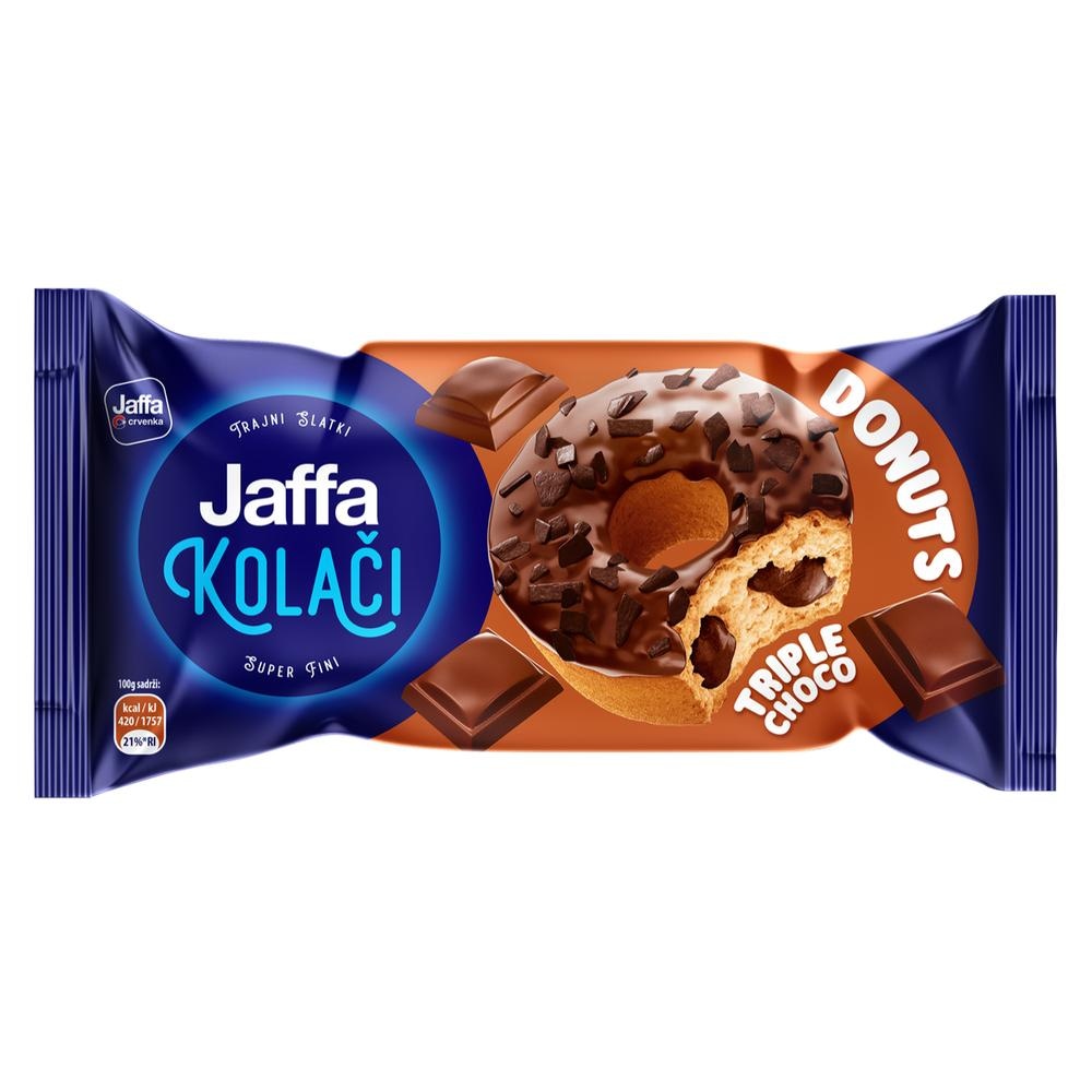 Jaffa Kolač Donut Triple Choco 58g Akcija u trgovini Vrutak