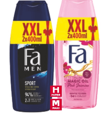 Fa Gel za tuširanje 400 ml - Akcija u trgovini Tommy