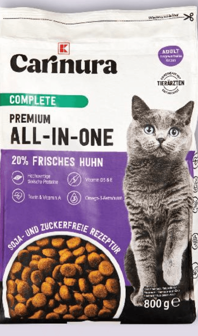 Carinura Hrana za mačke 800 g - Akcija u trgovini Kaufland