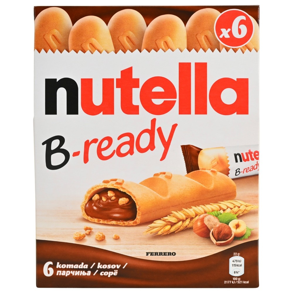 Nutella b-ready 6x8 132 g Ferrero Akcija u trgovini Pivac