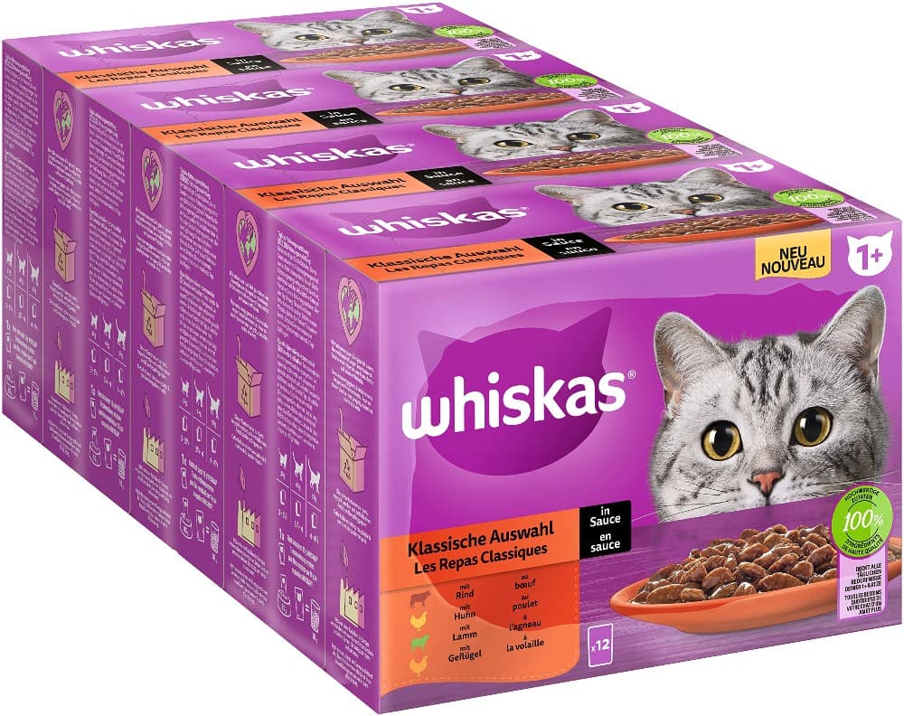 Whiskas 1+ klasični izbor 12x85 g Akcija u trgovini Zoo City