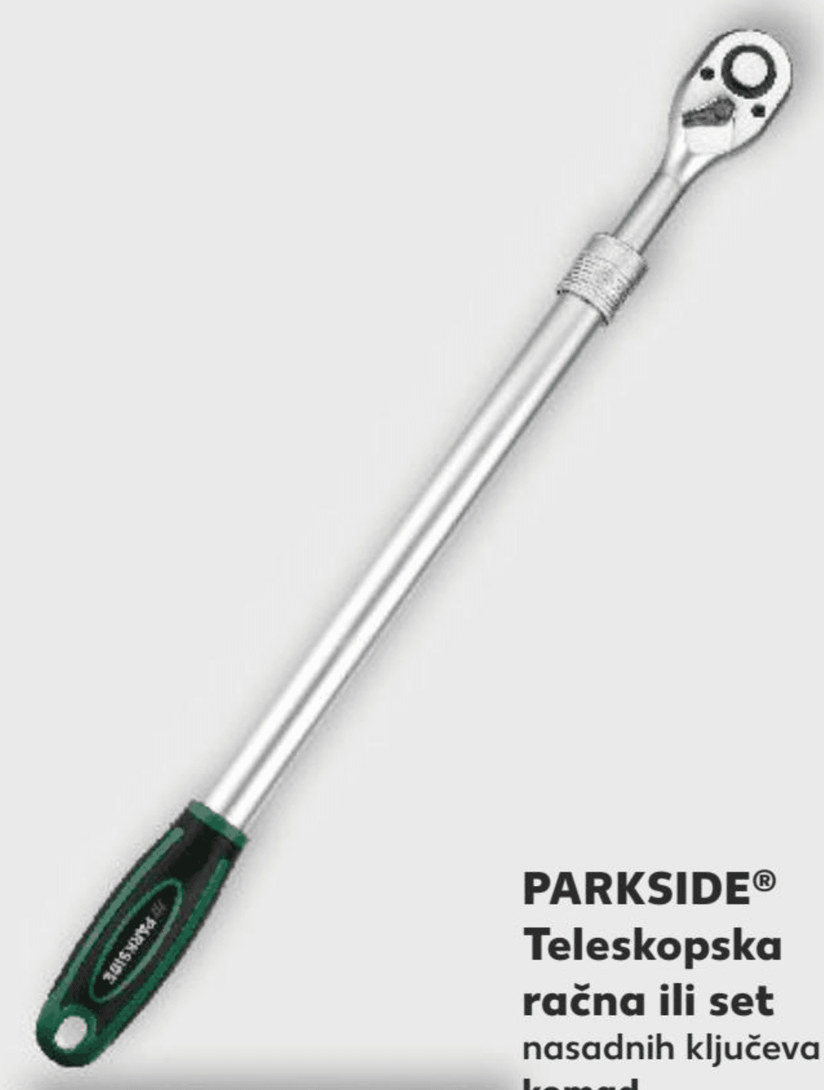 Parkside teleskopska račna 1/2" i nasadni ključevi Akcija u trgovini Lidl