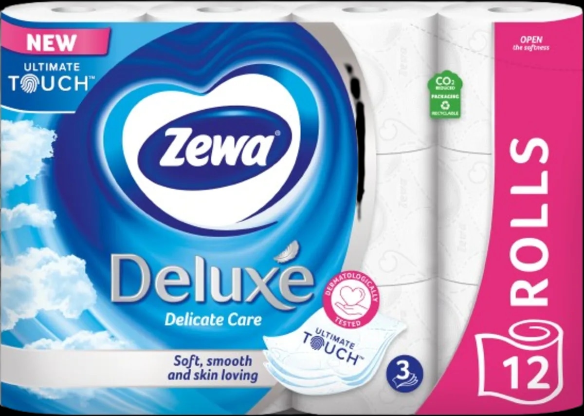 Zewa Deluxe troslojni toaletni papir 12 kom x 150 listića Akcija u trgovini Dm