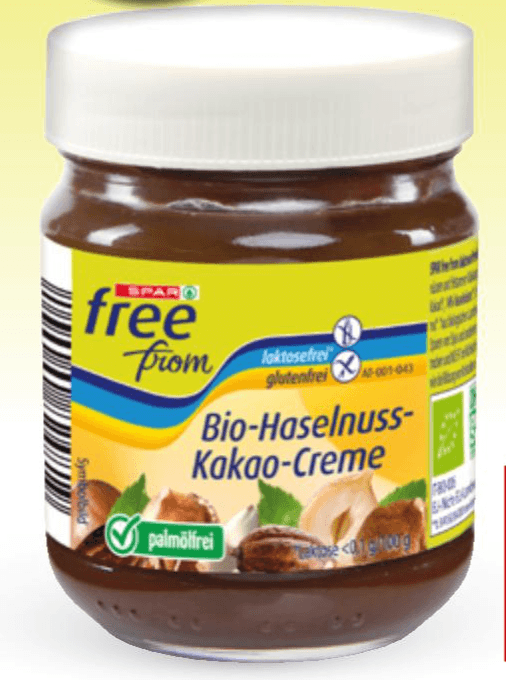 SPAR free from Namaz lješnjak 200 g - Akcija u trgovini Spar