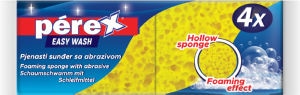 Spužva pjenasta abrazivna 4 kom/pak pérex - Akcija u trgovini KTC