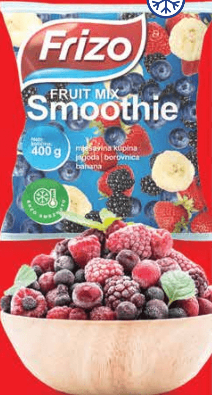 Frizo voćni mix smoothie 400 g Akcija u trgovini Plodine