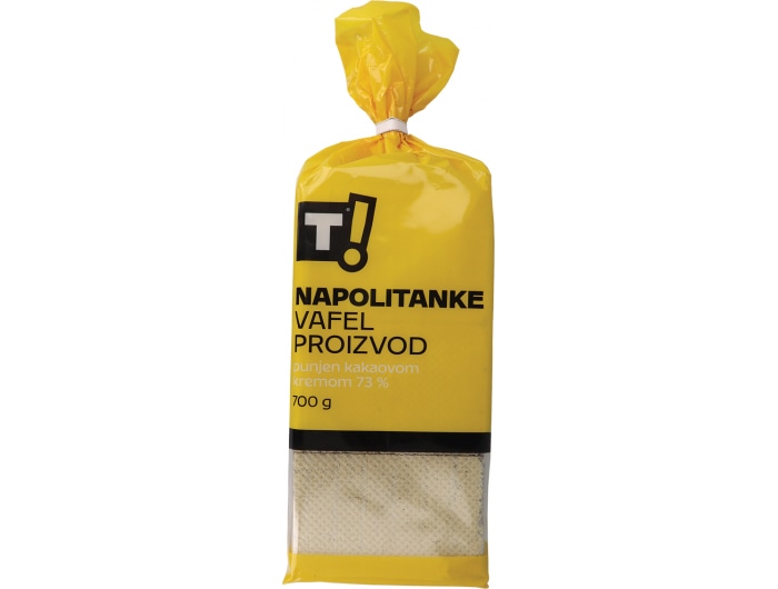 T! Napolitanke 700 g - Akcija u trgovini Tommy