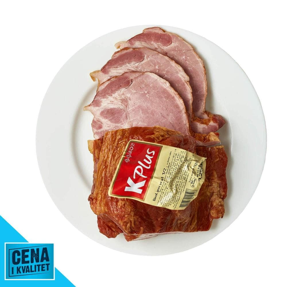 K Plus Dimljeni vrat 1/2, 1kg Akcija u trgovini Konzum