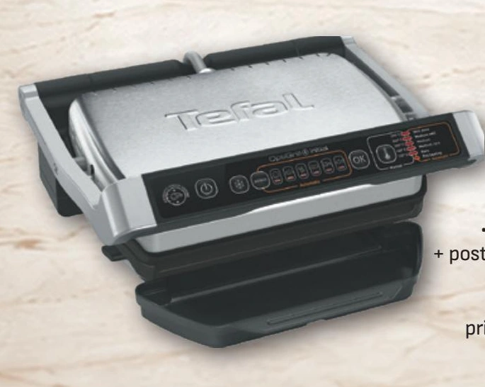 Preklopni roštilj OptiGrill+ initial GC706D 1 kom Tefal Akcija u trgovini Spar