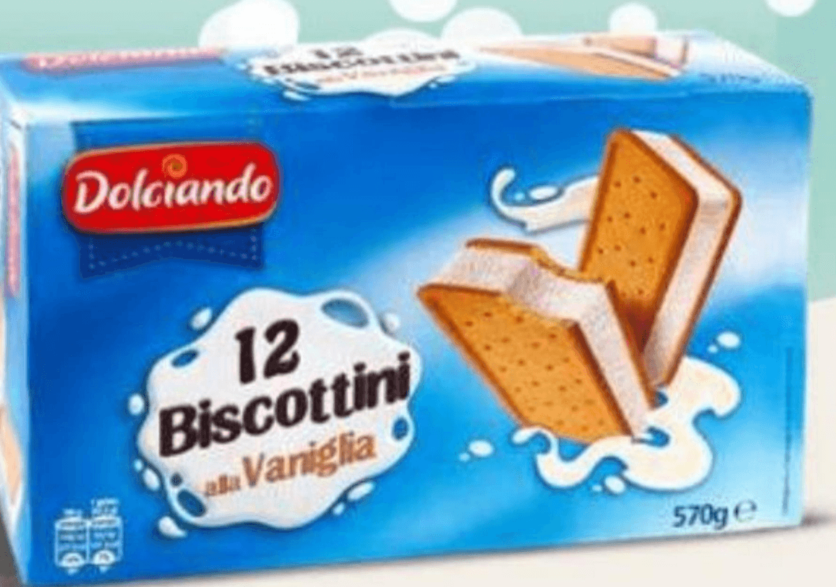 Sandwich sladoled vanilija 12 kom Dolciando - Akcija u trgovini Eurospin