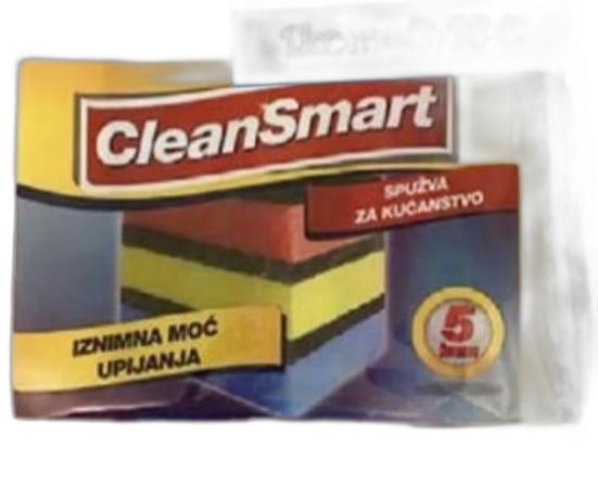 Clean Smart Spužva za kućanstvo 5/1 - Akcija u trgovini Pivac