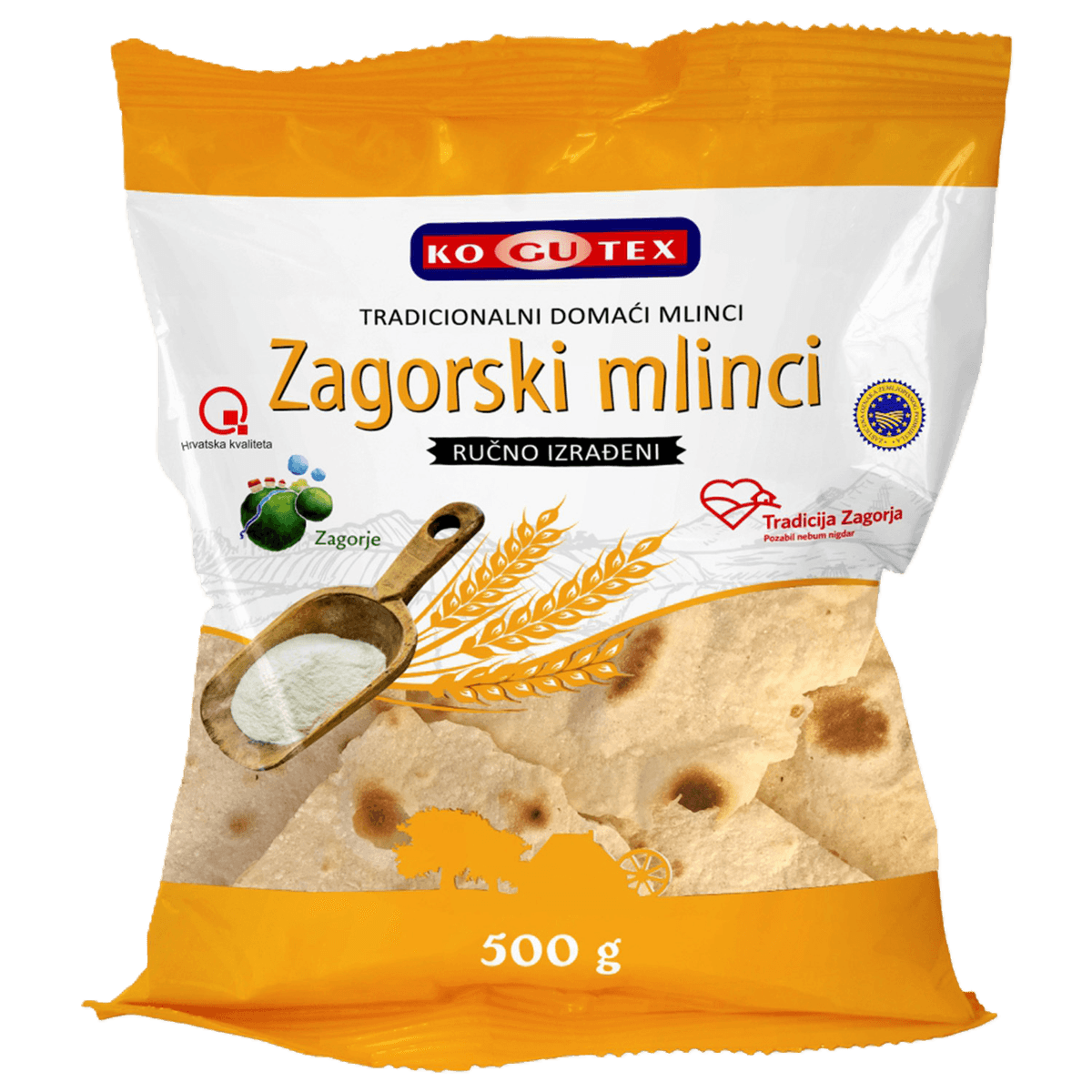 Kogutex Zagorski mlinci 500 g Akcija u trgovini Gavranović