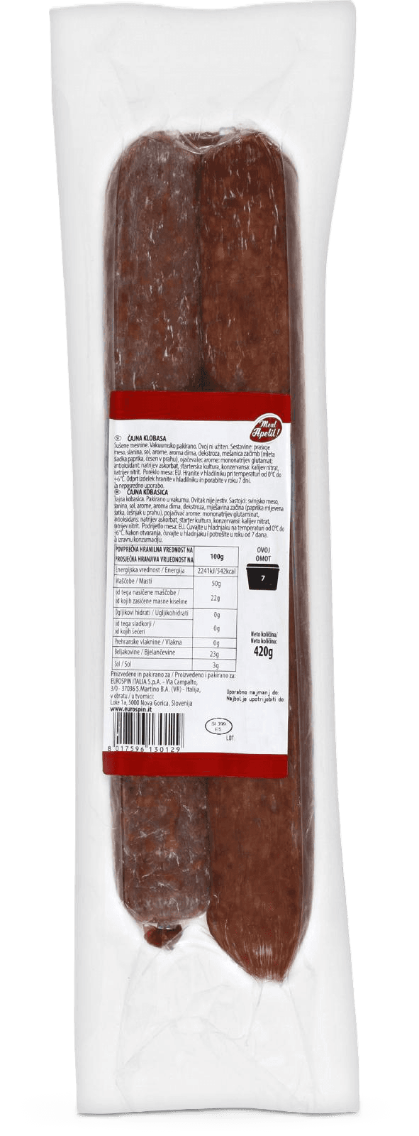 Čajna salama 420 g Meat Apetit! Akcija u trgovini Eurospin