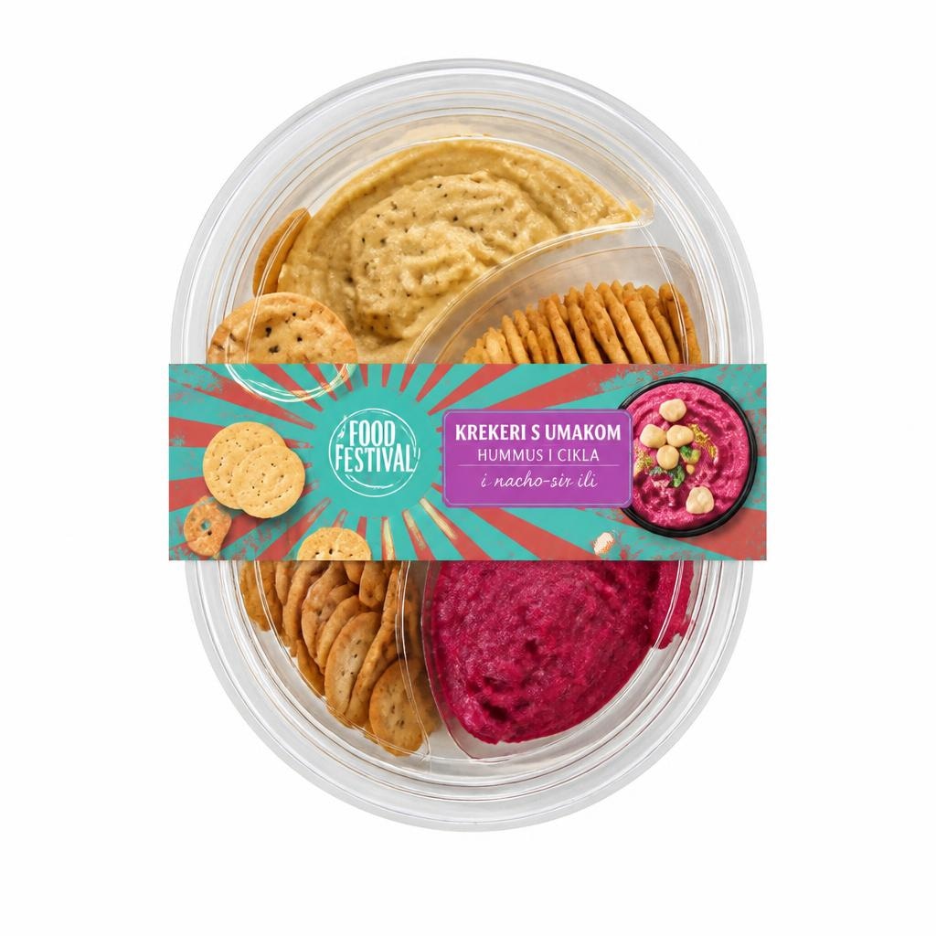 Food Festival Krekeri s umakom 140 g - Akcija u trgovini Lidl