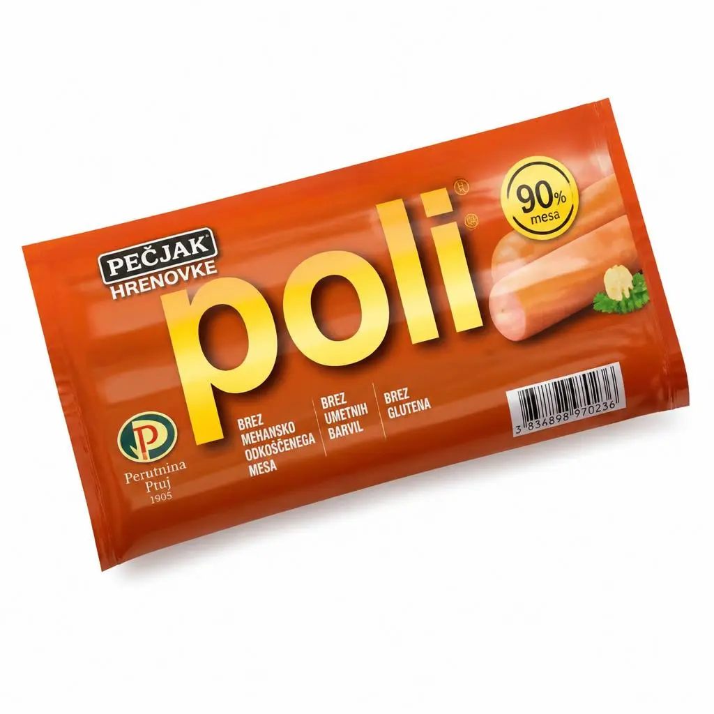 Poli, Perutnina Ptuj Hrenovke Akcija u trgovini Tommy