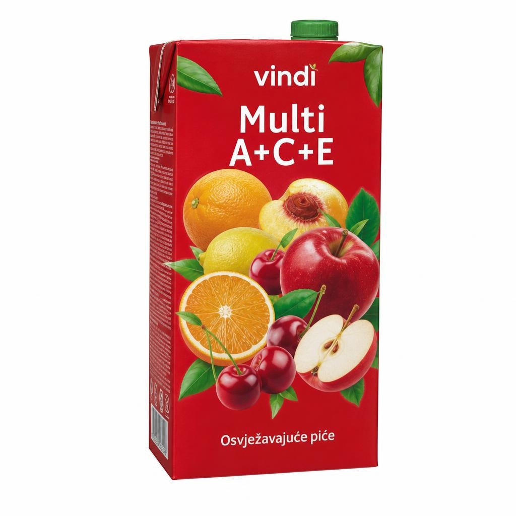 Osvježavajuće piće Vindi multi 2 l - Akcija u trgovini Bakmaz