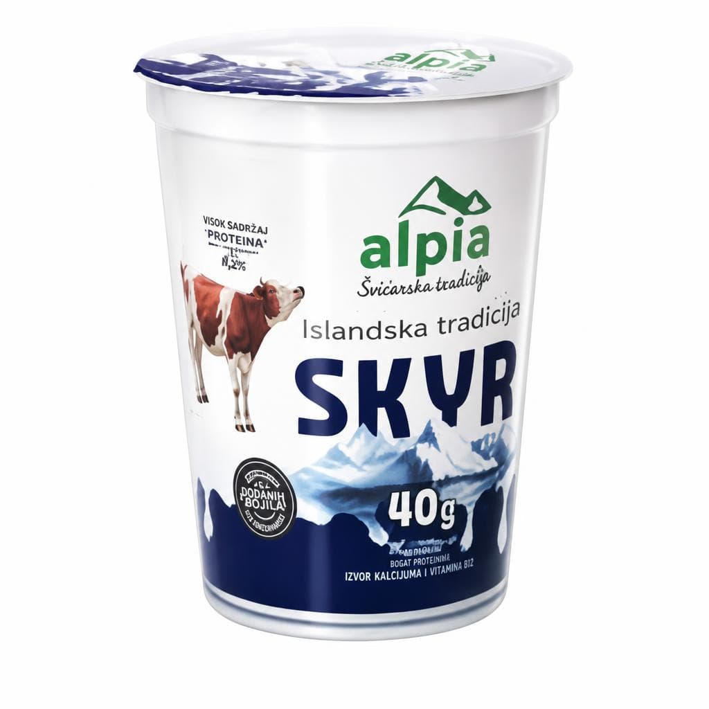 Alpia Skyr natur 400 g Akcija u trgovini Plodine