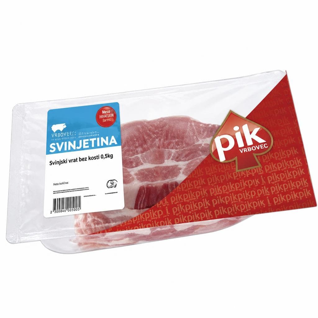 Pik Vrbovec Svinjski vrat 640 g Akcija u trgovini Studenac