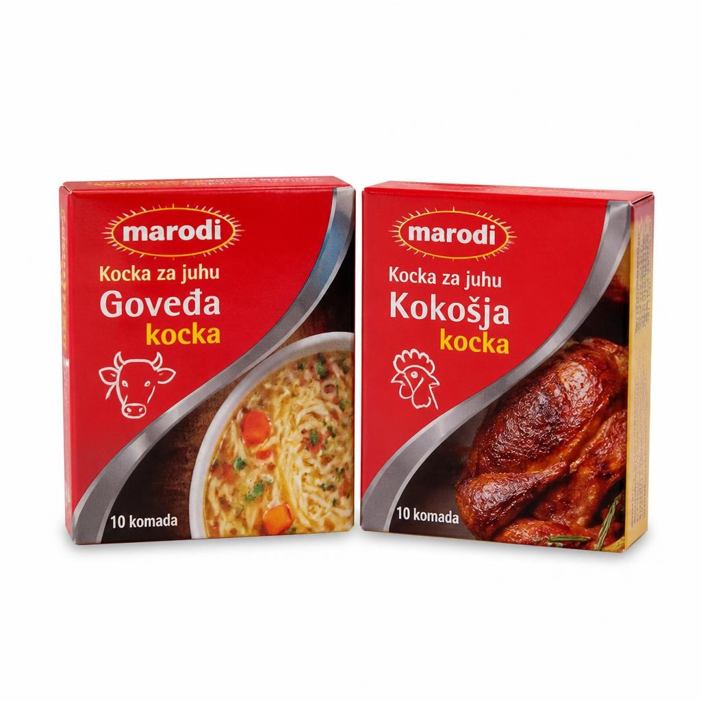 Kocka za juhu goveđa, kokošja 40 g Podravka - Akcija u trgovini NTL