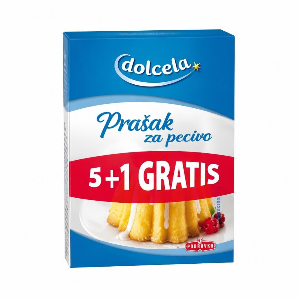 Prašak za pecivo 6 x 12 g Dolcela Akcija u trgovini KTC