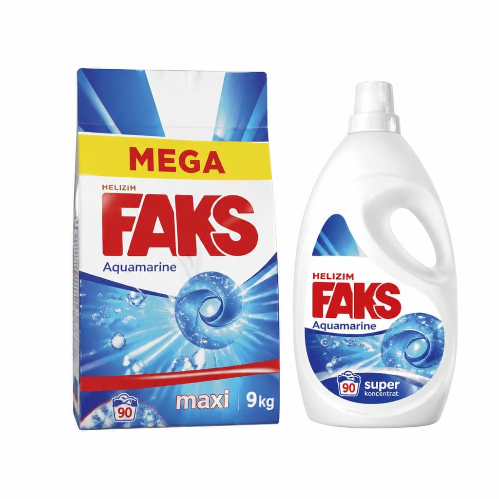 Faks deterdžent prašak, 4,95kg=90 pranja, gel, 4,5l=100 pranja Akcija u trgovini Konzum