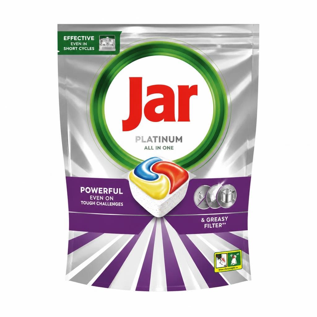Tablete za strojno pranje posuđa Jar All in One 100/1, Platinum 81/1, Platinum Plus 71/1 ili Miracle Platinum plus 60/1 Akcija u trgovini Spar