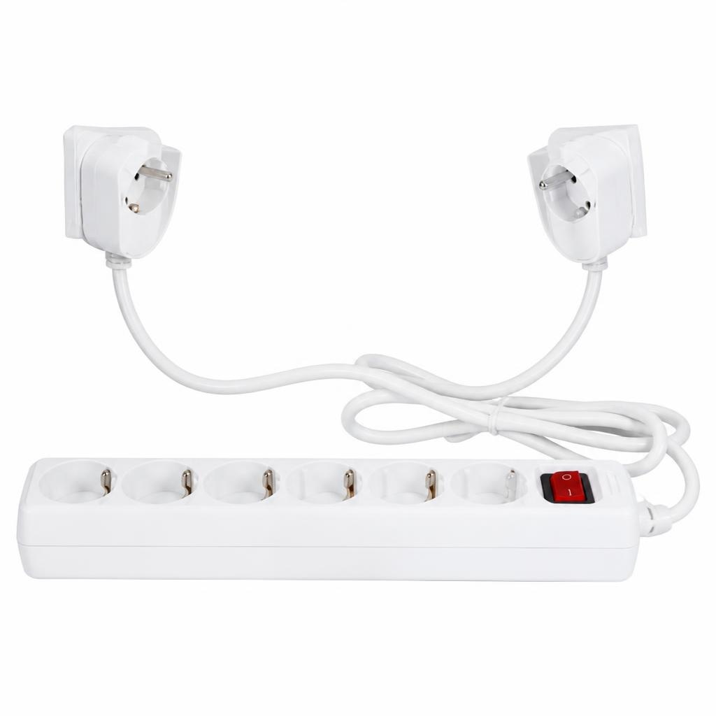 Produžni kabel 'Power Split' 6+1 šuko utičnica, kabel 2 m Akcija u trgovini Bauhaus