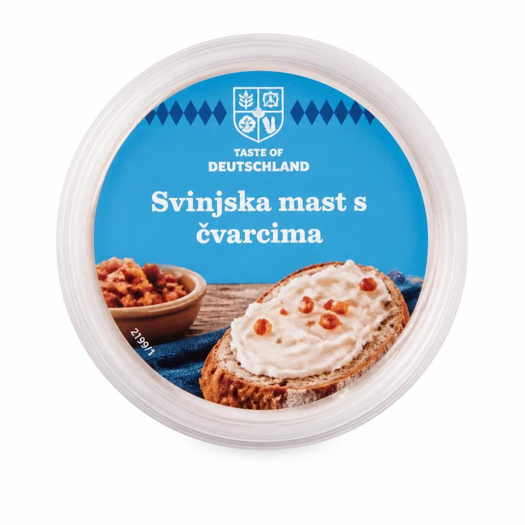 Taste of Deutschland svinjska mast s čvarcima 200 g Akcija u trgovini Lidl