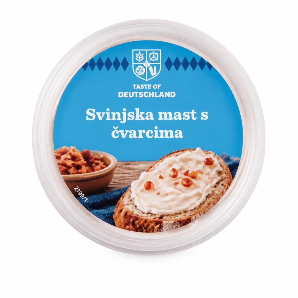 Taste of Deutschland svinjska mast s čvarcima 200 g Akcija u trgovini Lidl