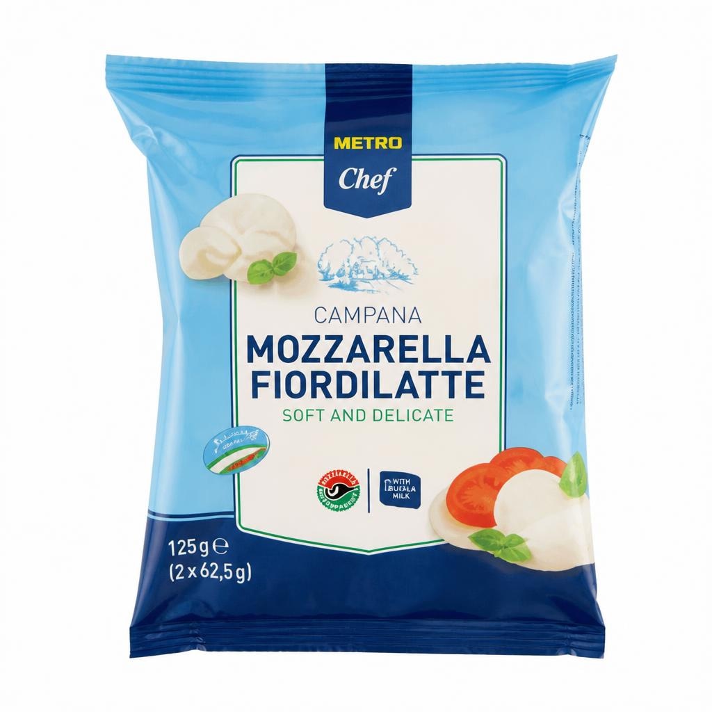 Metro Chef Fior di Latte mozzarella 5x125 g Akcija u trgovini Metro