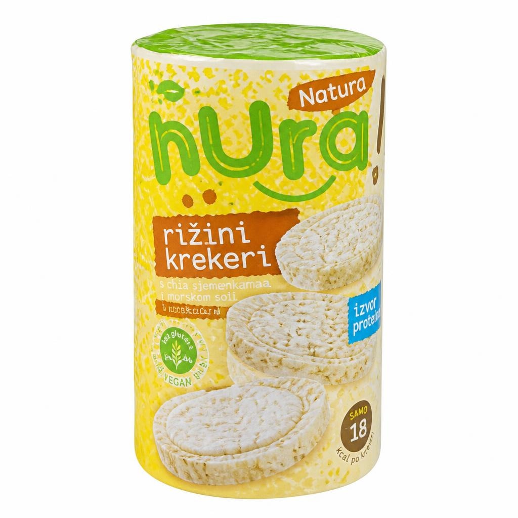 Hura Natura Rižini krekeri 100 g Akcija u trgovini NTL