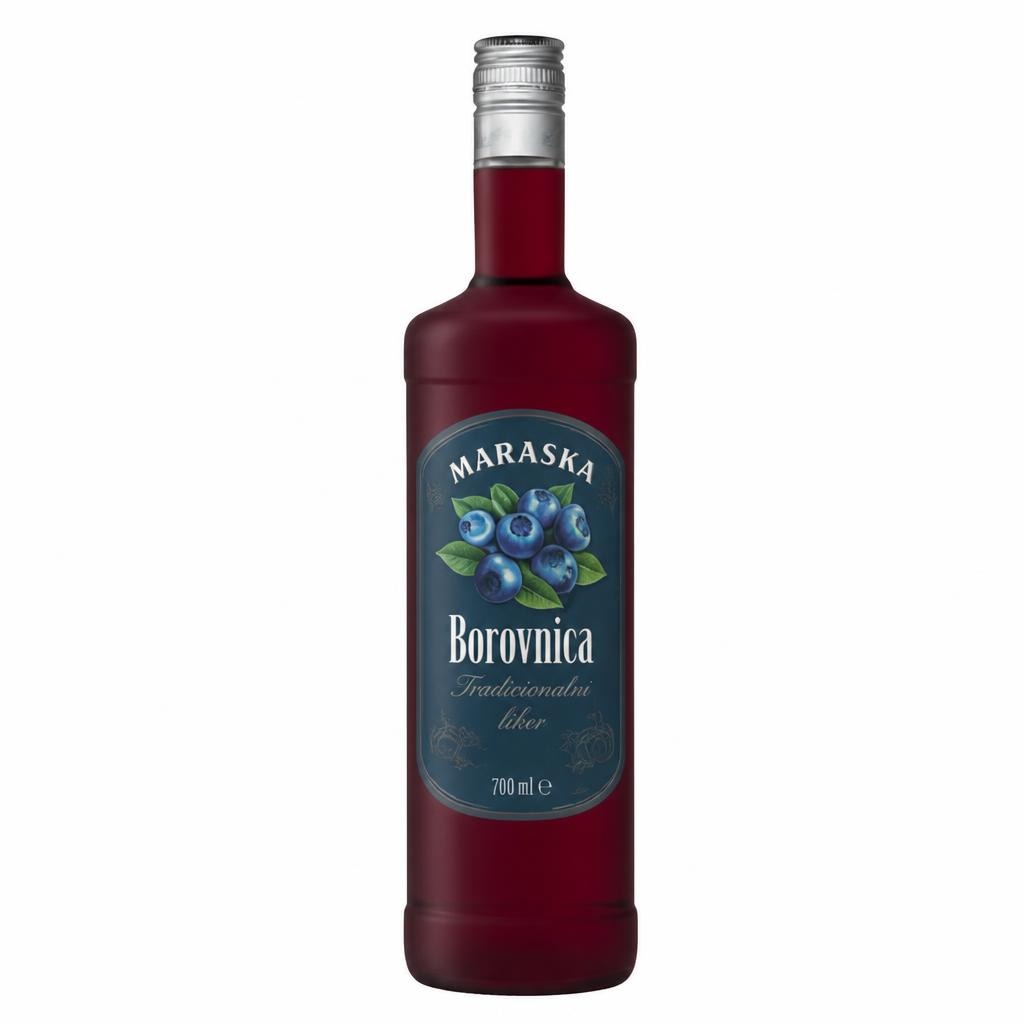 LIKER BOROVNICA 1,00L Maraska Akcija u trgovini Vrutak