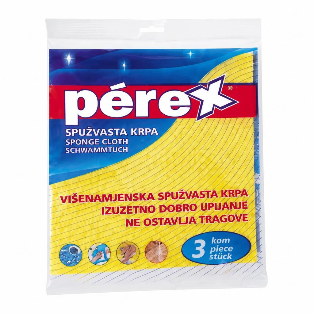 Spužvasta krpa Pérex 3 kom/pak - Akcija u trgovini KTC