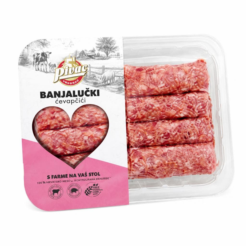 Pivac Banjalučki ćevapčići 500g Akcija u trgovini Pivac