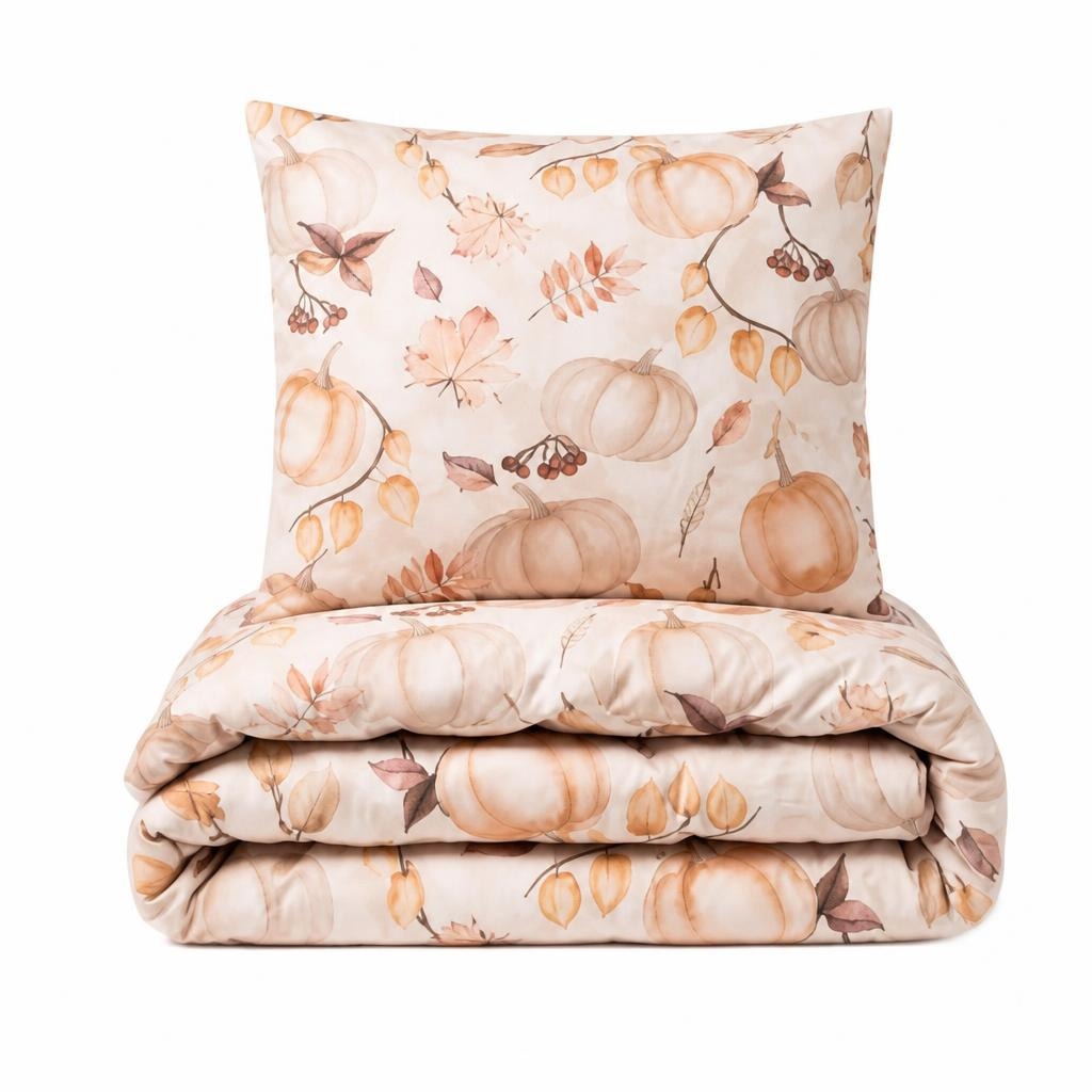 Set posteljine s jesenskim motivom 3 dijela, 160 x 200, 2 x 50 x 60 cm Akcija u trgovini Pepco