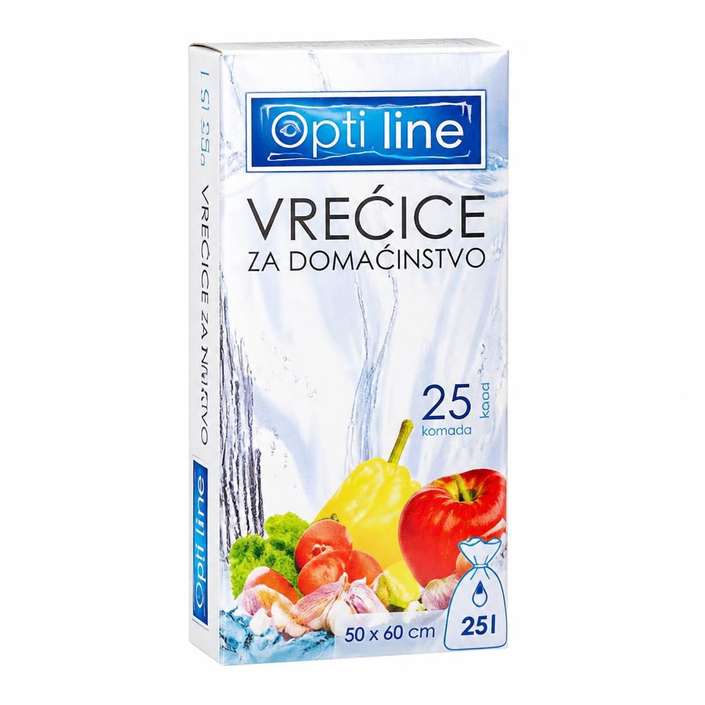 Optiline Vrećice za domaćinstvo 25 kom Akcija u trgovini Pivac