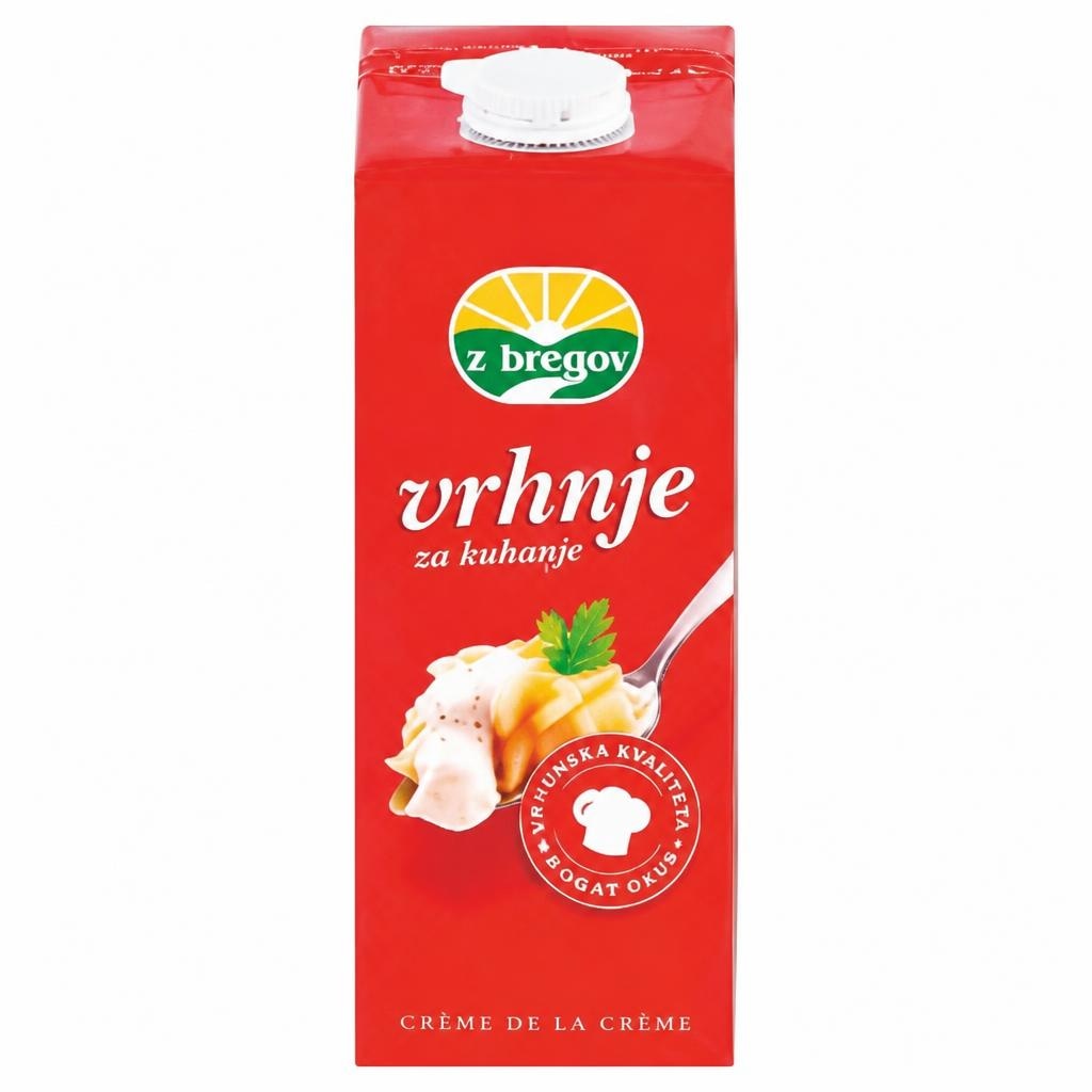 Z'Bregov Vrhnje za kuhanje 1 L Akcija u trgovini Kaufland