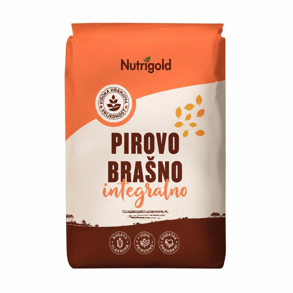 Nutrigold Pirovo brašno integralno 1 kg Akcija u trgovini Bipa