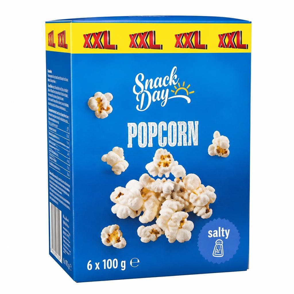 Snack Day kokice XXL 6 x 100 g Akcija u trgovini Lidl