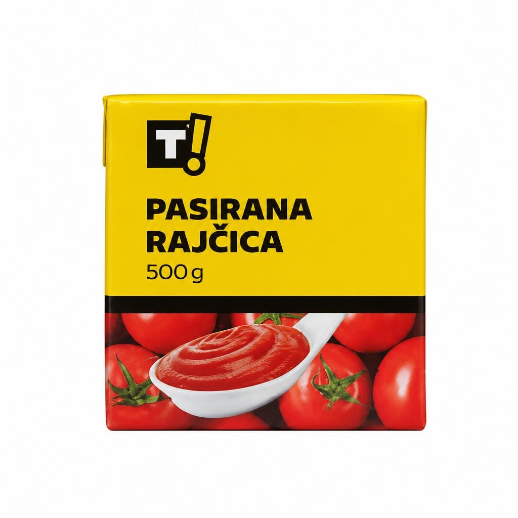 T! pasirana rajčica 500 g Akcija u trgovini Tommy