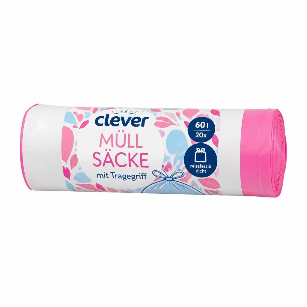 Clever vrećice za smeće 60 l, 20 kom - Akcija u trgovini Bipa