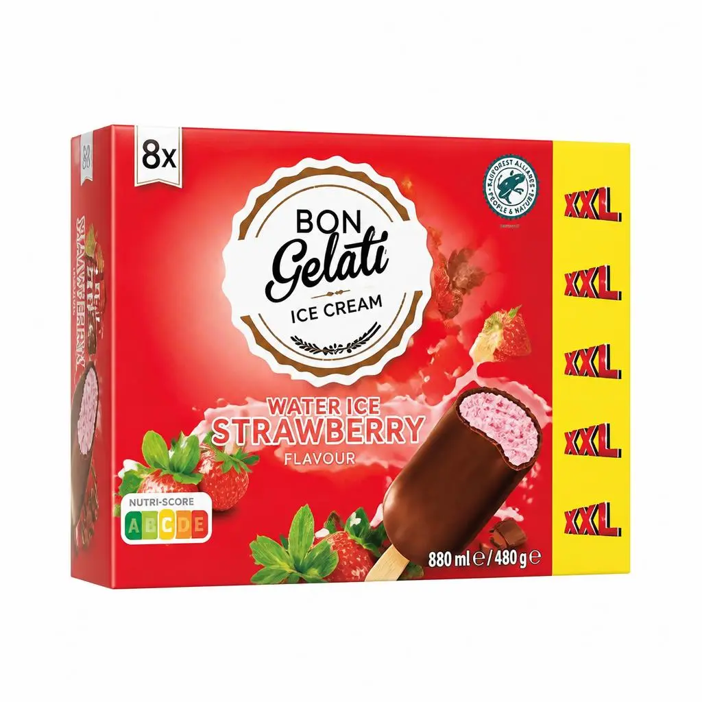 Bon Gelati Vodeni sladoled XXL 8 x 110 ml Akcija u trgovini Lidl