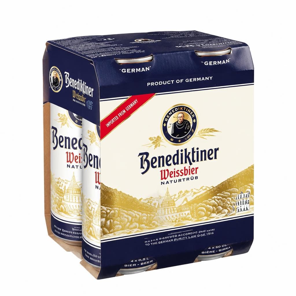 Benediktiner Weissbier 4x0,5l Akcija u trgovini Konzum